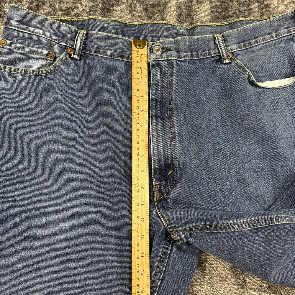 Levis 550 Jeans Mens 46x29 Blue Relaxed Fit Logo Casual Mexico